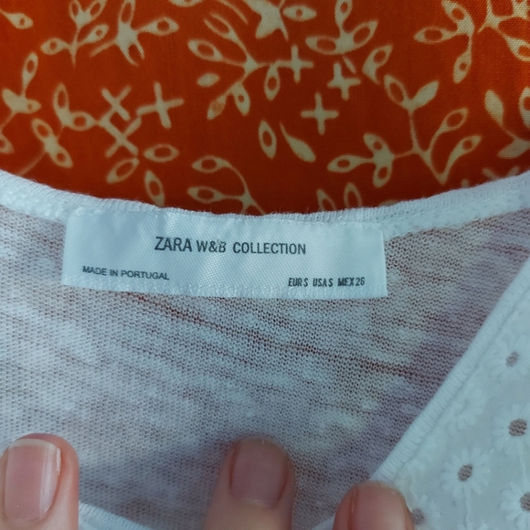 Zara eyelet spaghetti strap top - Picture 3 of 4